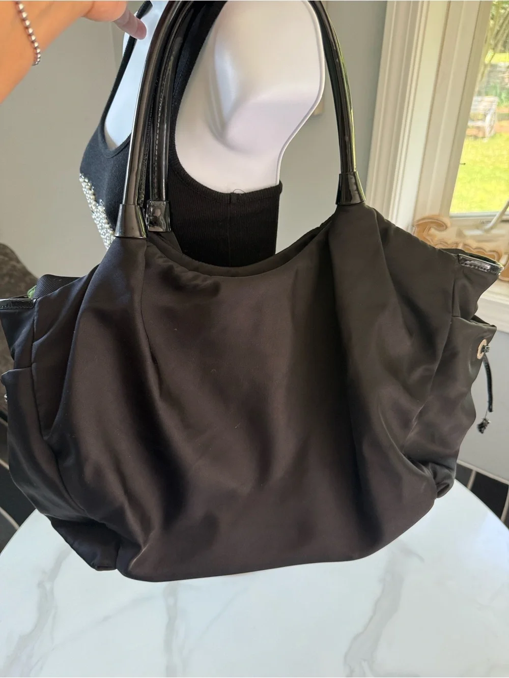 kate spade Black Nylon Tote with Dual Straps